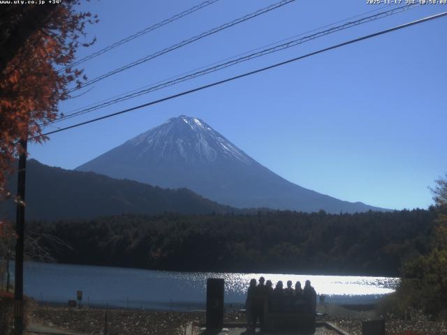 西湖からの富士山