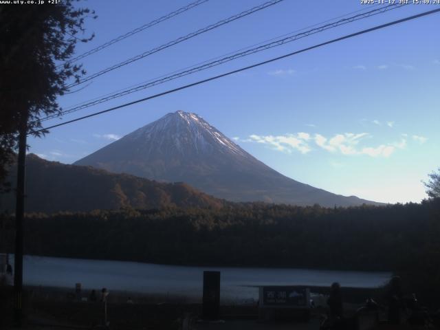 西湖からの富士山