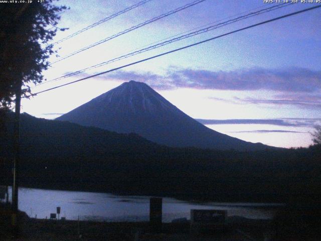 西湖からの富士山