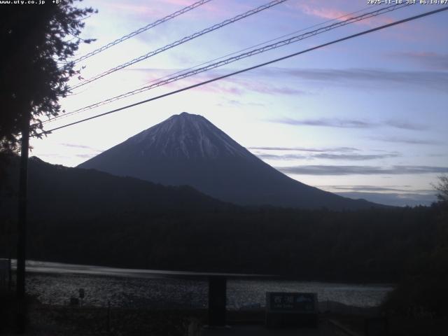 西湖からの富士山