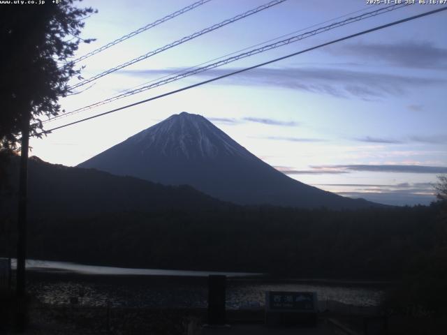 西湖からの富士山