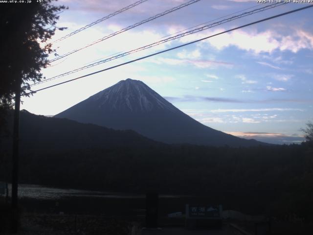 西湖からの富士山