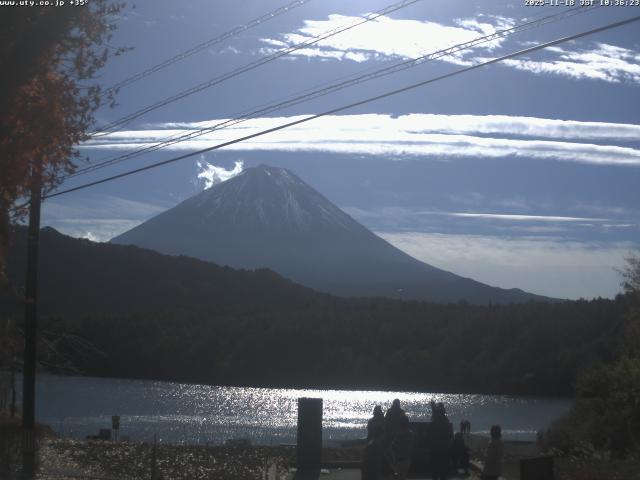 西湖からの富士山