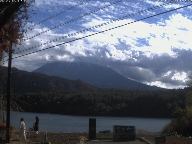西湖からの富士山