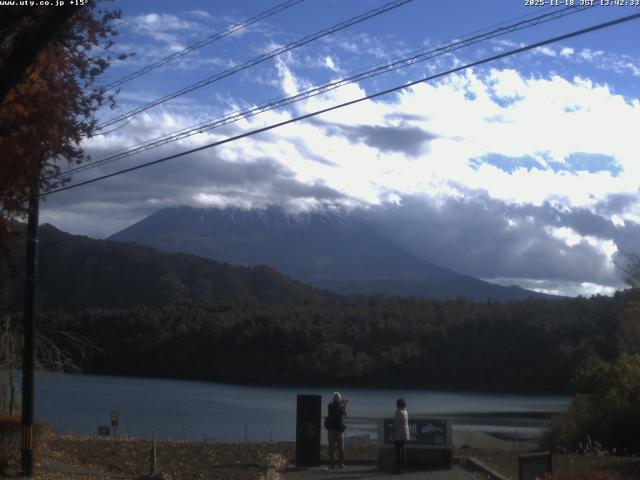 西湖からの富士山