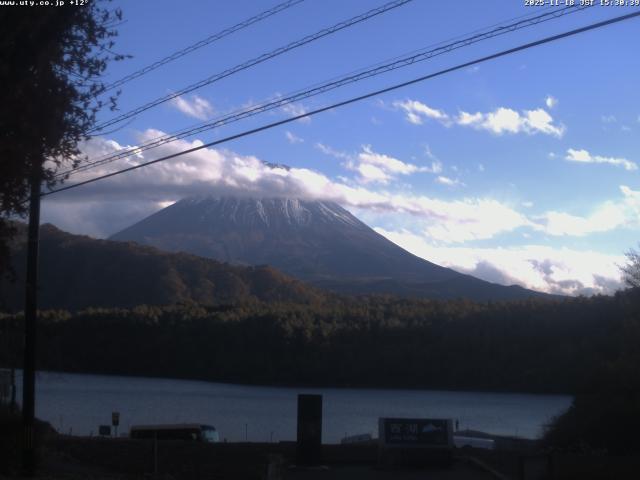 西湖からの富士山