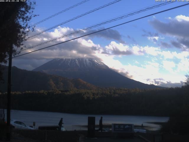 西湖からの富士山