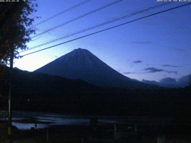西湖からの富士山