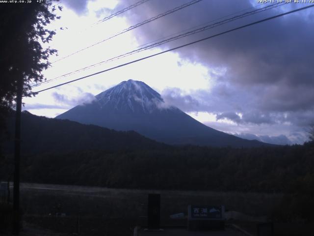 西湖からの富士山