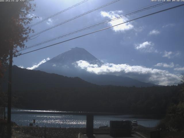 西湖からの富士山