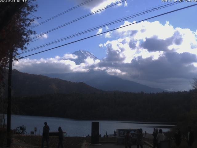 西湖からの富士山