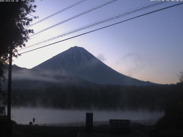 西湖からの富士山
