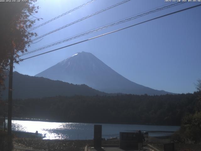 西湖からの富士山