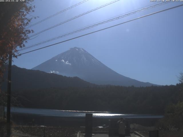 西湖からの富士山