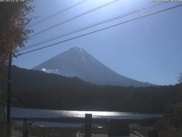 西湖からの富士山