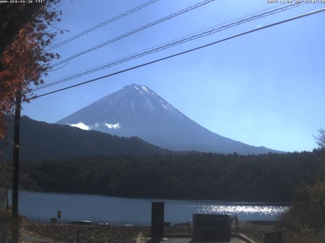 西湖からの富士山