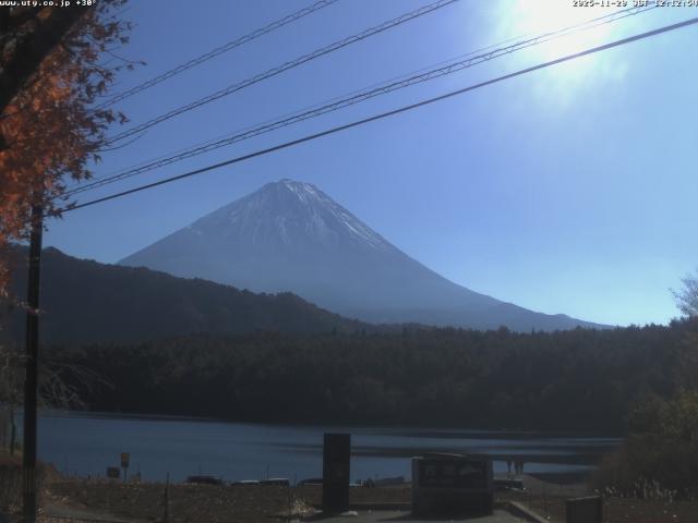 西湖からの富士山