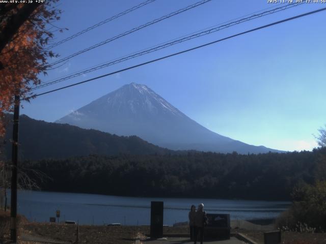 西湖からの富士山