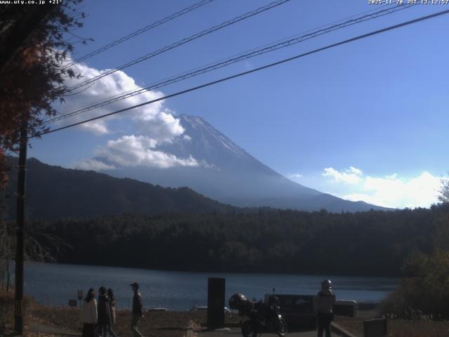 西湖からの富士山