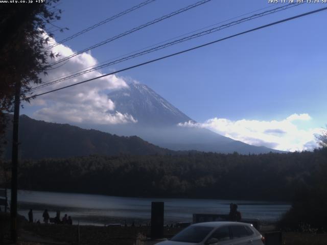 西湖からの富士山