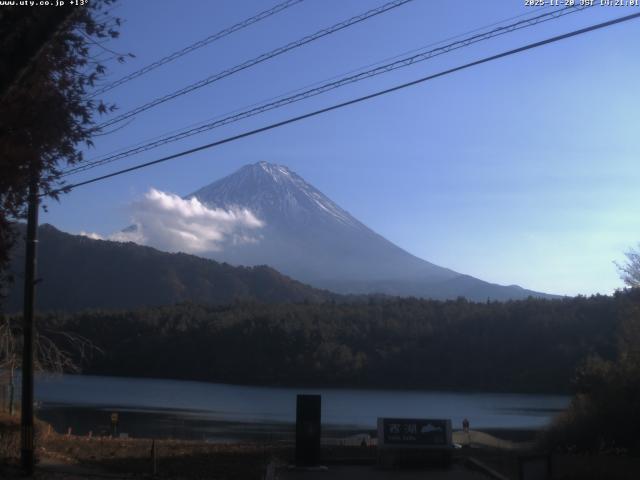 西湖からの富士山
