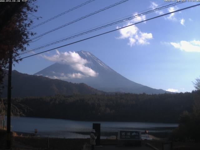 西湖からの富士山