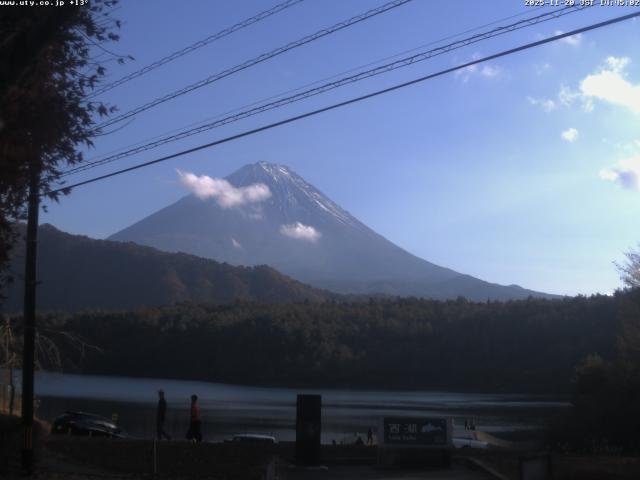 西湖からの富士山