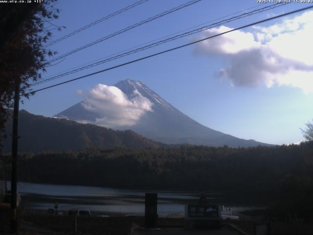西湖からの富士山