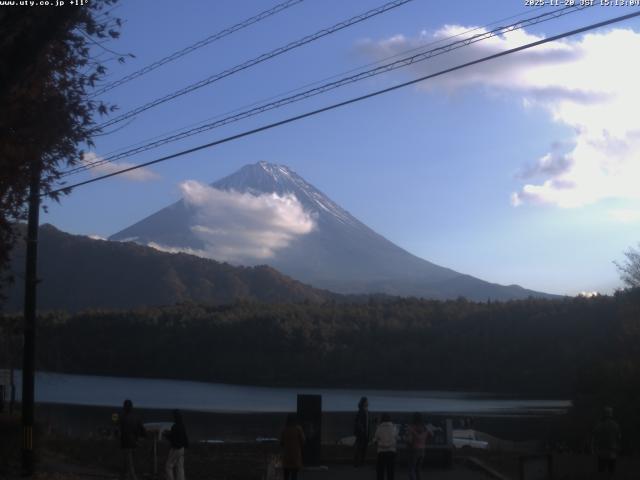 西湖からの富士山