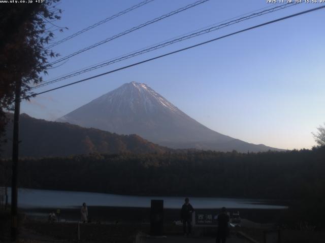 西湖からの富士山