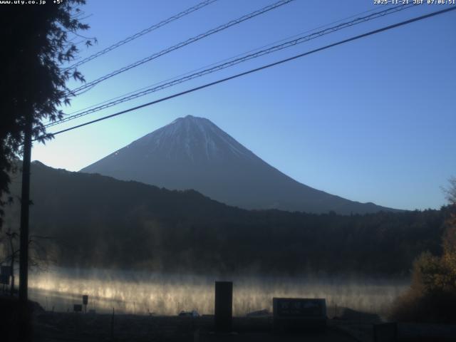 西湖からの富士山