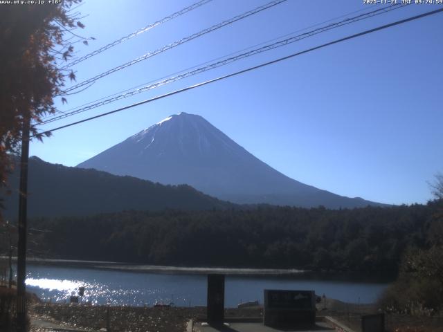 西湖からの富士山