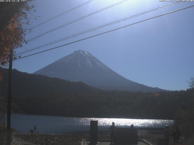 西湖からの富士山