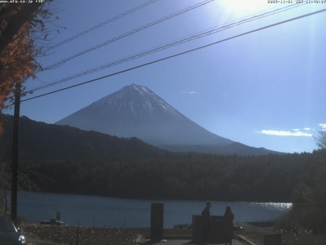 西湖からの富士山