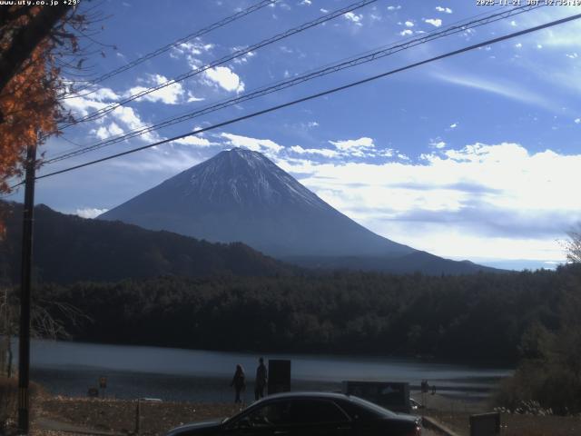 西湖からの富士山