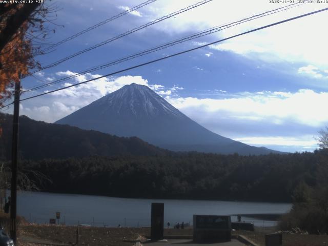 西湖からの富士山