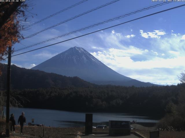 西湖からの富士山