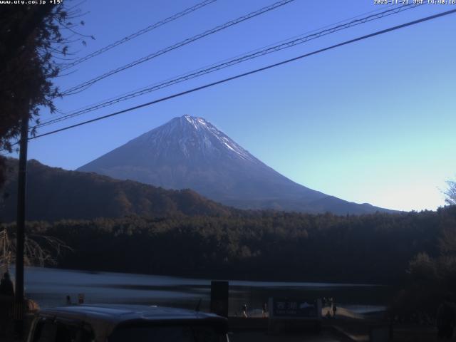 西湖からの富士山