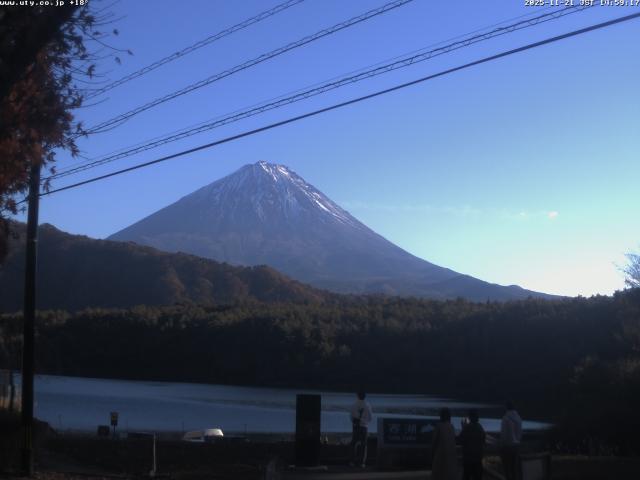 西湖からの富士山