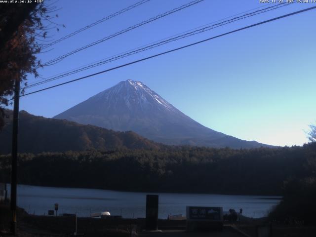 西湖からの富士山