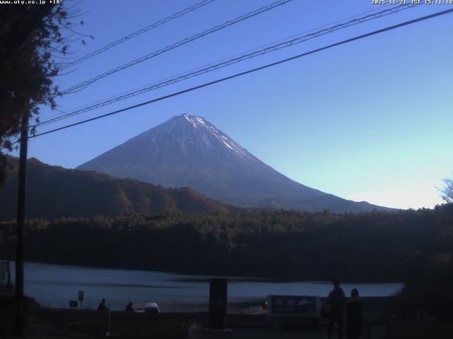 西湖からの富士山