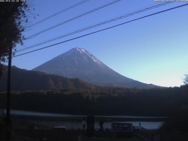 西湖からの富士山
