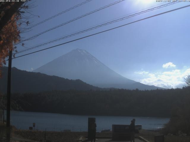西湖からの富士山