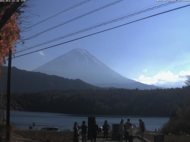 西湖からの富士山