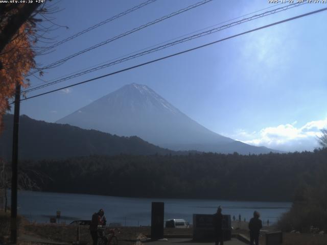 西湖からの富士山