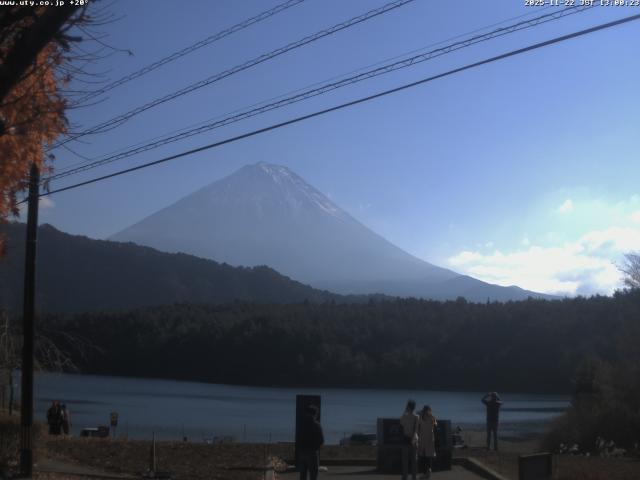 西湖からの富士山