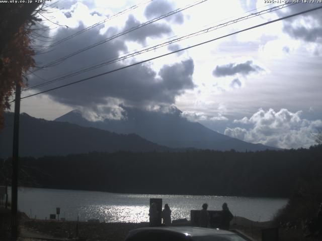 西湖からの富士山