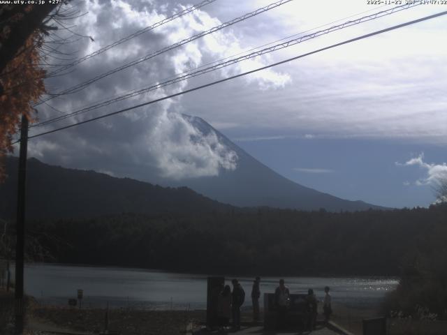 西湖からの富士山