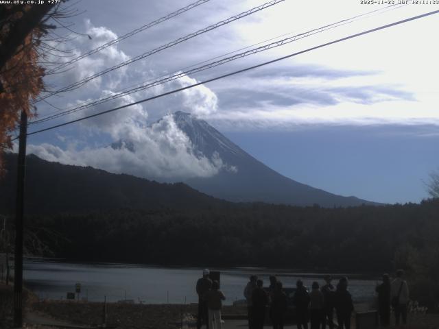西湖からの富士山