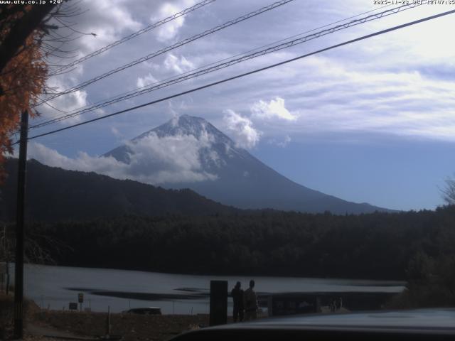 西湖からの富士山